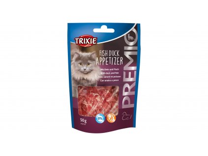 PREMIO Fish Duck Appetizer - pamlsky s kachnou a rybou, 50g