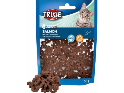 Denta Fun Salmon, pamlsky pro dentální hygienu, příchuť losos, 50g