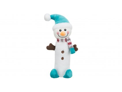 Xmas SNOWMAN, plyšový sněhulák s pet lahví uvnitř, 38 cm