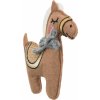 HORSE - kůň, šustící hračka pro kočky s catnipem, 10cm, plsť
