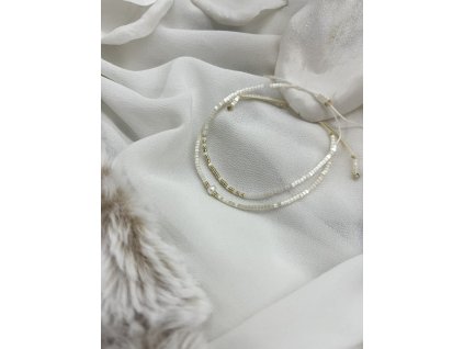 Náramek Crystal White Mini