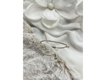 Náramek Crystal Beige Mini