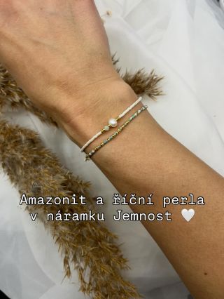 🤍 Tento náramek vznikl intuitivně v totální flow ve tvoření, které jsem dlouho neměla 🥹 Mám z něho velikou radost a je...