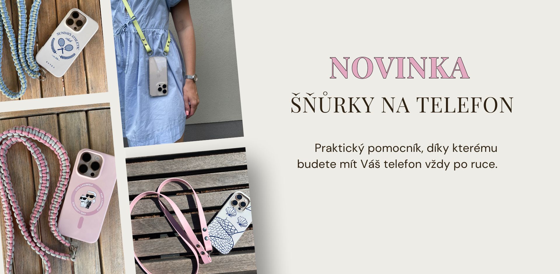 Šňůrky na telefon