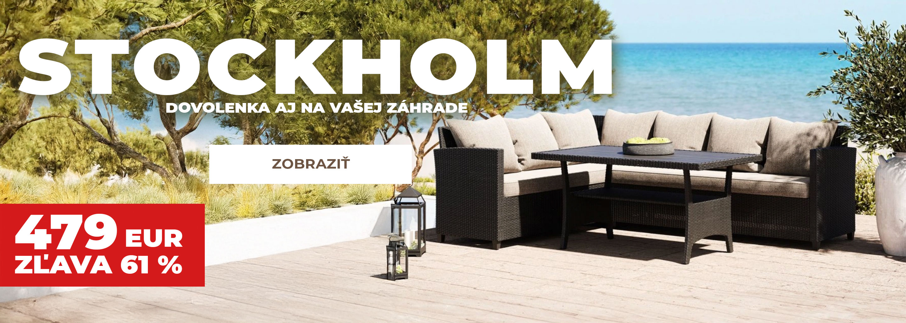 Výpredaj záhradného nábytku