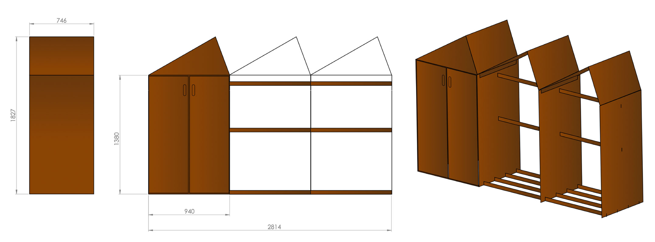 SHEDDAK_moderny_drevnik_z_cortenovej_ocele_dizajnovy_sklad_dreva_technicky_nakres_2_PROXIMA_store