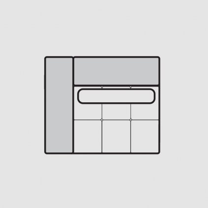 como 1,5 sedacka s opierkou tmava