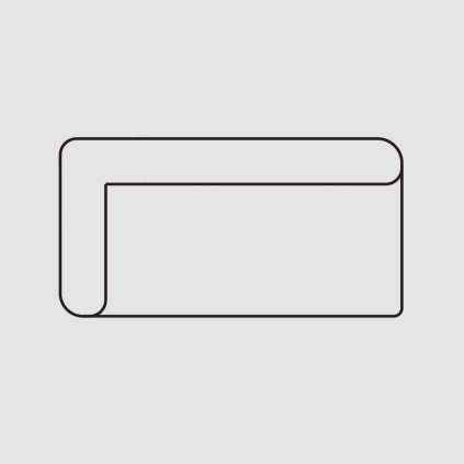 piave 1 sedacka s rohovou castou tmava