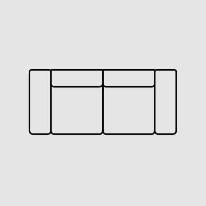 GAVI 2 sedackova pohovka tmava