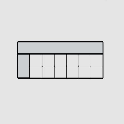 3 sedacka s dvojopierkou seda