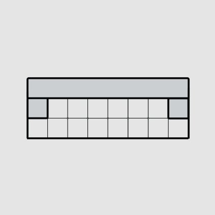 3 sedackova pohovka seda