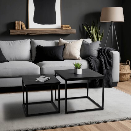 Loftový set konferenčných stolíkov TEVET