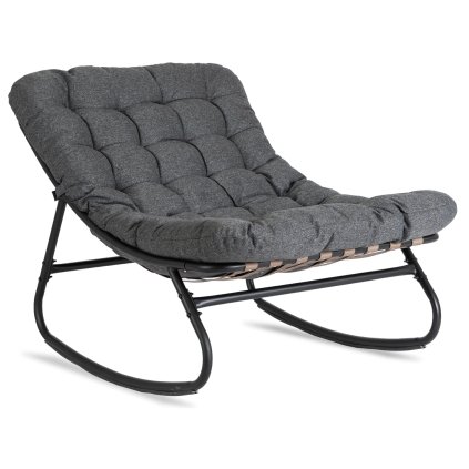 Fotel Bujany AURORA Szary (Farba sivá)