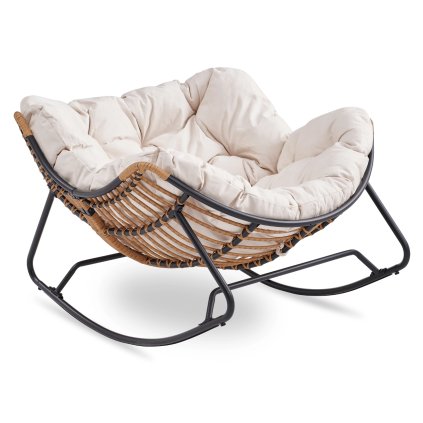 Fotel Bujany ELTON Beżowy (Farba béžová)