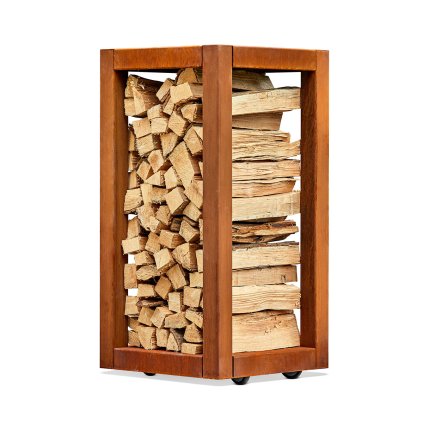 QUARUBOX mobilny cortenovy drevnik 2 PROXIMA store