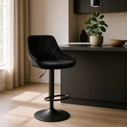 Hoker EDA Czarny Welurowy (Farba čierna)