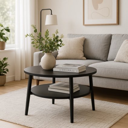 Stolik PAULO MAX Czarny (Farba čierna)