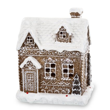 Pernikovy vianocny domcek Vianoce Dekoracia LED Sviatky chatka