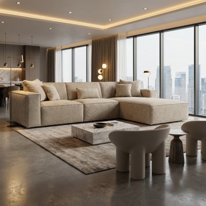 Follow and remove the annotations marked on the image Use the exact sofa geometry from the uploaded 5934148f 80d7 498f 8c55 c0f4b7e162ea