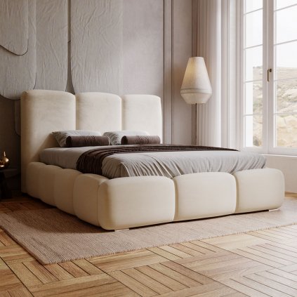 PROXIMA store minimalisticka calunena postel s uloznym priestorom ALESSIA magic velvet 2201 6