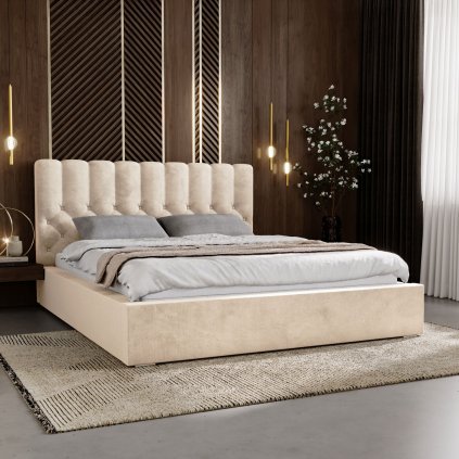 PROXIMA store luxusna calunena postel s uloznym priestorom PERLAS amor 4304 1