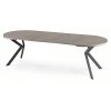 Stół LUKAS Rozkładany 100-250 cm Beton/Czarny (Farba sivá, Nohy čierna)