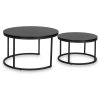 Zestaw Stolików MANU MAX Czarny (Veľkosť MAXI)