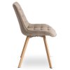 Krzesło KATHY Beżowe Tapicerowane (Farba béžová)