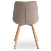 Krzesło KATHY Beżowe Tapicerowane (Farba béžová)