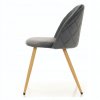 PROXIMA.store jedálenská stolička MODENA tmavosivá bukové nohy 6