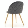 PROXIMA.store jedálenská stolička MODENA tmavosivá bukové nohy 5