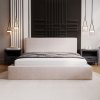 PROXIMA store minimalisticka calunena postel s uloznym priestorom JOLANDA magic velvet 2262 2