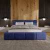 PROXIMA store minimalisticka calunena postel s uloznym priestorom WILHELMINA amor velvet 14 2