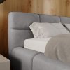 PROXIMA store minimalisticka calunena postel s uloznym priestorom WILHELMINA amor velvet 18 3