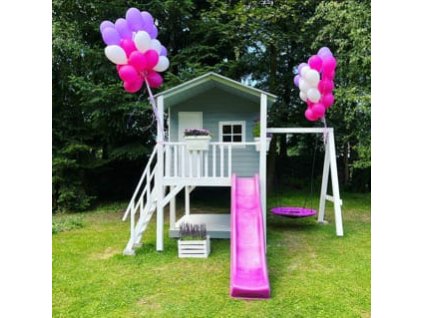 Zahradní domek s houpačkou