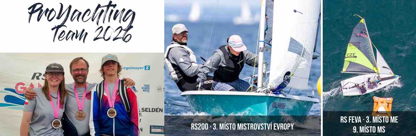 ProYachting Team 2026 – 3. místo na Mistrovství Evropy RS Feva, 3. místo na Mistrovství Evropy RS200 a 9. místo na Mistrovství světa RS Feva
