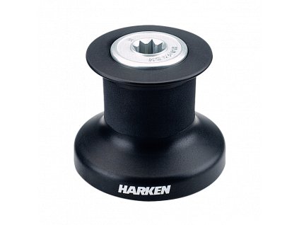 Harken Single Speed Winch with alum/composite  base, drum and top B8A