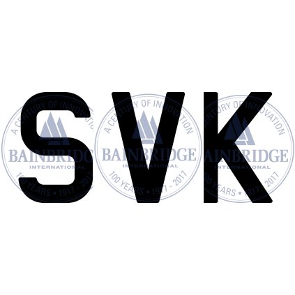 SVK sail letter black