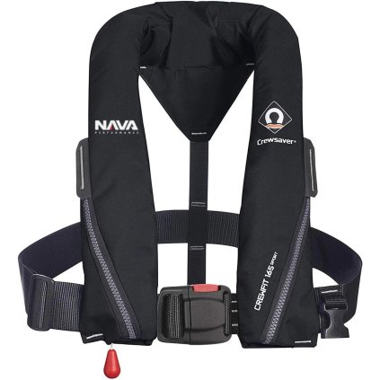 2025 Crewsaver X Nava Performance Crewfit 165N Sport Automatic Lifejacket 9710BLA Black (2