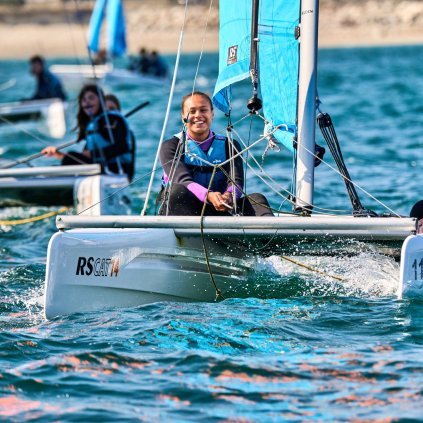 Katamaran RS CAT14 Bow View 1 Square ©RS Sailing
