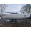 kajutova plachetnice sen 749 na privesu transport