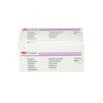 3m unitek elastics cathy 1 8 3 2mm medium 4 oz 113 4u in package frontside