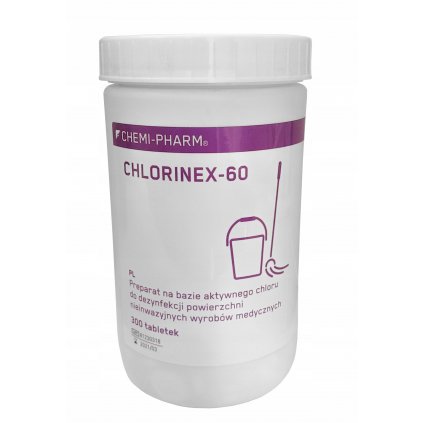 tabletki do dezynfekcji Chlorinex opakowanie nowe