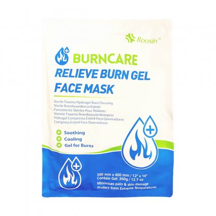 Opatrunek hydrozelowy na twarz Roosin Burncare 30 x 40 cm 1