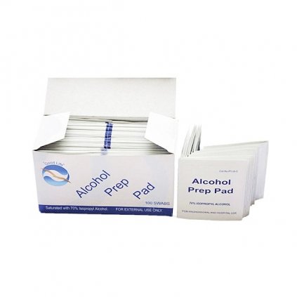 Protective Safety 65X30mm 2ply Medical Sterile Alcohol Prep Pad