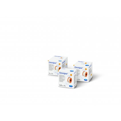 Hartmann náplast na cívce Omnipor 5 cm x 9,2 m