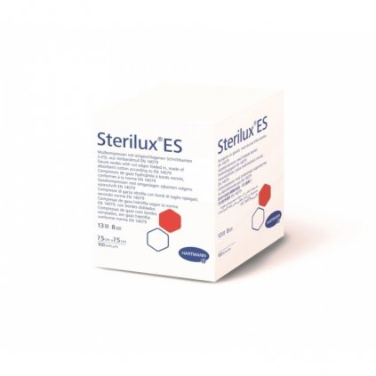 Sterilux ES, nesterilní, 13/8, 7,5 x 7,5 cm, 100 ks