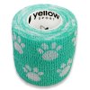 yellowband bandaz kohezyjny 5cm x 4 5m zielony w lapki d