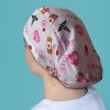 long hair printed surgical cap hope