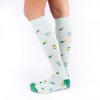 compressive socks footprints
